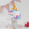 Gift Happy & Calm Floral Unicorn Cake Eggless (1.5 Kg)