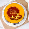 Buy Happy Diwali Designer Diya Poster Cake