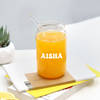 Shop Happy Juice Personalized Can-Shaped Glass With Straw