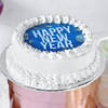 Happy New Year Black Forest Cake (1 Kg)