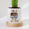 Gift Happy New Year - Moon Cactus Plant With Personalized Pot