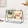 Happy Rakhi Swinging Metal Planter