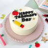 Happy Teacher's Day Semi-Fondant Cake