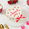 Happy Valentine Day Cream Cake Online