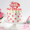 Heart Love Valentine's Cake
