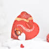 Buy Heartfelt Chocolates And Teddy Valentine's Day Combo