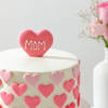 Shop Heartfelt Love Mother's Day Cake (Half kg)