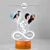 Gift Hearts And Balloons Personalized LED Lamp