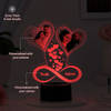 Buy Hearts And Balloons Personalized LED Lamp