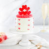 Hearty Paradise Semi-Fondant Cake (1 Kg) Online