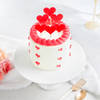 Buy Hearty Paradise Semi-Fondant Cake