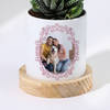 Gift Home Sweet Home - Haworthia Succulent With Personalized Pot