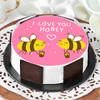 Honey Bees Proposal Cake