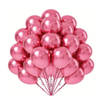 Hot Pink Chrome Balloons - Set Of 20