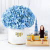 Hydrangea Blooms With Personalized Caricature