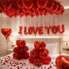 I LOVE YOU Balloon Room Setup