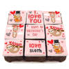 I Love You Chocolate Fudge Brownie - Set Of 9