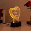 Buy I Love You Personalized LED Lamp