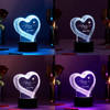 Shop I Love You Personalized Multicolour LED Lamp