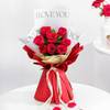 Gift I Love You Rose Bouquet And Chocolate Cake Gift Combo