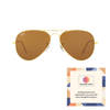 Iconic Ray-Ban Aviator Sunglasses