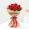 IGP Timeless Love 10 Red Roses Bouquet in Designer Paper Online