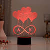 Infinite Love Personalized LED Lamp