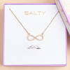 Gift Infinity Grace Necklace And Ring Set