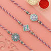 Gift Inspired By Elegance Set of 3 Meena Rakhis