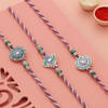 Inspired By Elegance Set of 3 Meena Rakhis