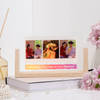 Gift Irreplaceable Bond Personalized LED Wooden Frame For Mom
