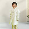 Gift Ivory Art Silk Kurta Set for Kids