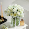 Gift Ivory Elegance - 30 White Rose Flower Bouquet