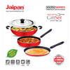 Gift Jaipan 4pcs Gift Set Gold Series (Kadhai + Dosa Tawa+ Fry Pan) 240mm Fry pan, 1.5ltr Kadhai, 250mm D