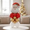 Jolly Santa Balloon Cluster Arrangement