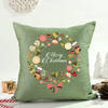 Gift Joyful Christmas Sage Green Cushion Cover