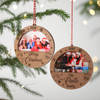 Joyful Moments Personalized Christmas Tree Ornament - Set Of 2