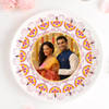 Buy Khushiyon Ki Diwali Personalized Sublimated Plate With Stand