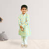 Kid's Multi Hued Poly Cotton Kurta Set