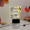 Gift Kids Personalized Planner Black Base LED Lamp