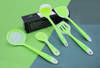 Buy Kitchen Utensil Set - Translucent Silicone - Green - Set Of 5