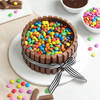 Gift Kitkat And M&M Cream Cake (1kg)