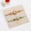 Buy Kundan Peacock And Pearl Rakhis - Set Of 2