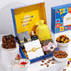 Kundan Pearl Rakhi Hamper Online