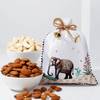 Buy Kundan Rakhi And Dry Fruits Hamper