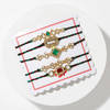 Buy Kundan Rakhis With Dry Fruits