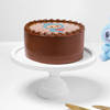 Buy Labubu Love Chocolate Photo Cake - Blue - Half kg