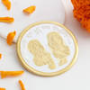 Laxmi Ganesha Gold Plated Silver Coin (5 gm)