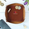 Leather Desktop Organiser - Customized With Logo