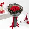 Gift LED Light Bouquet with 12 Red Roses
